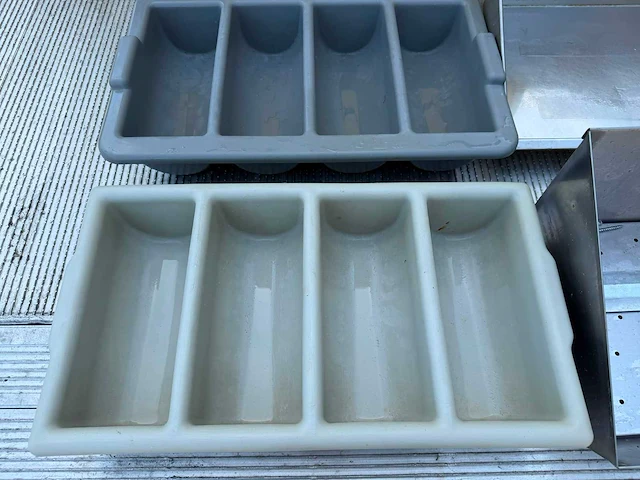 Friet en bestek bakken - 2x - servies, glaswerk en bestek - afbeelding 3 van  3
