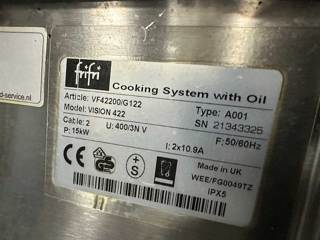 Frifri - vision 422 - friteuse - afbeelding 7 van  7