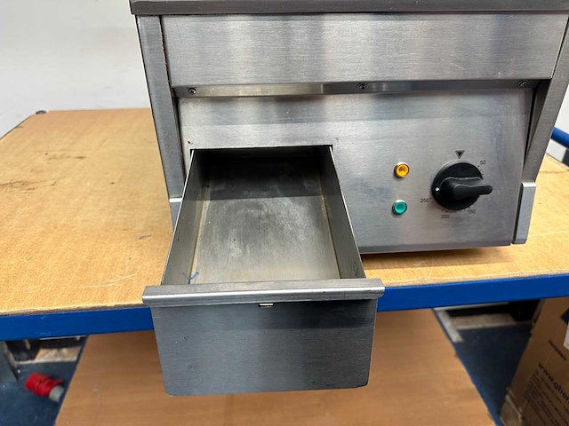 Frifri countertop griddle chrome 400mm - afbeelding 2 van  3