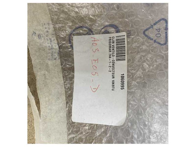 Frigomar 744 marine fan coil aircon unit 230v 10,000 btu - afbeelding 8 van  8