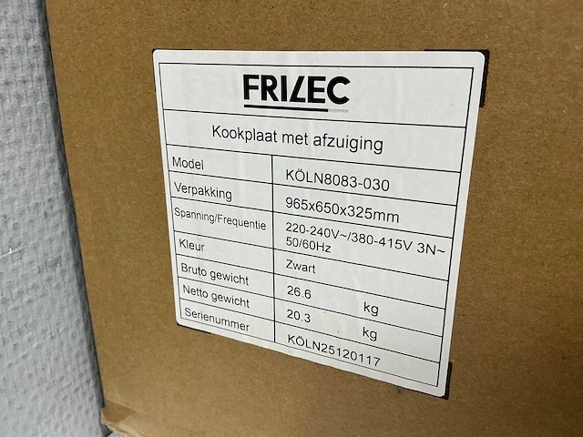 Frilec - köln8083-030 - inductie kookplaat - afbeelding 6 van  7