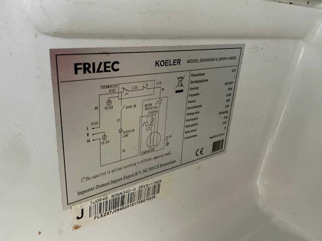 Frilec bonn340 koelkast - afbeelding 5 van  5