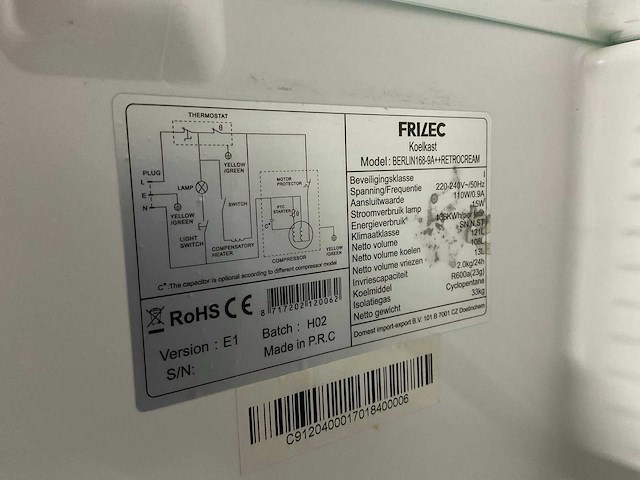 Frilec koelkast - afbeelding 5 van  6