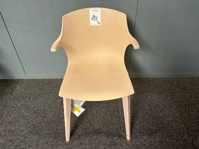 Frill wood - kantinestoel (16x) - afbeelding 2 van  4