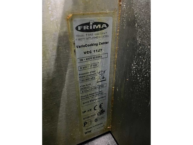 Frima/rational vcc112t variocooking center - afbeelding 11 van  12