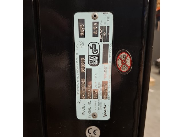 Frisdrank automaat, vendo, v475 - afbeelding 8 van  10