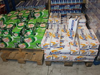 Frisdranken op 5 pallets w.o. sunkist, canada dry en mtn dew. totaal ruim 3000 blikken. tht onbekend. - afbeelding 2 van  3