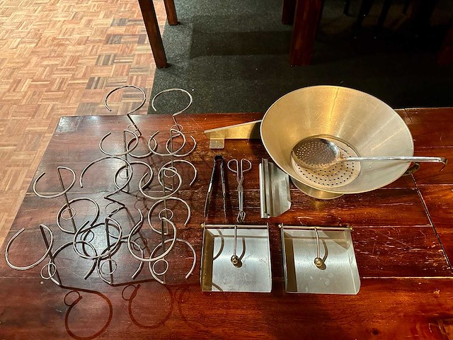 Frites lekbak met accessoires - afbeelding 1 van  4