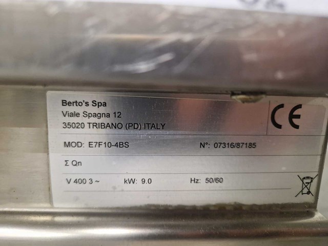 Friteuse - bertos - e7f10-4bs - 400v - afbeelding 3 van  3