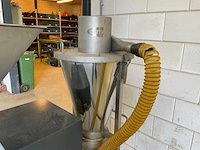 Fritsch pulverisette 19 rvs snijmolen met fitscher / güther filter afzuiging - afbeelding 6 van  25