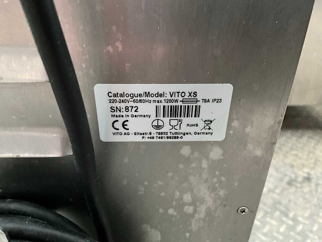 Frituurolie filterunit vito x (5x) - afbeelding 24 van  26