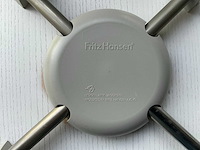 Fritz hansen hvid white stoel (3x) - afbeelding 6 van  7