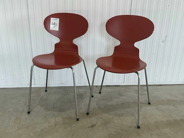 Fritz hansen mir kantinestoel (2x) - afbeelding 1 van  5