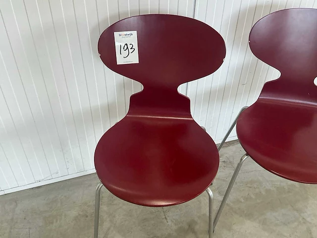 Fritz hansen mir kantinestoel (2x) - afbeelding 2 van  5