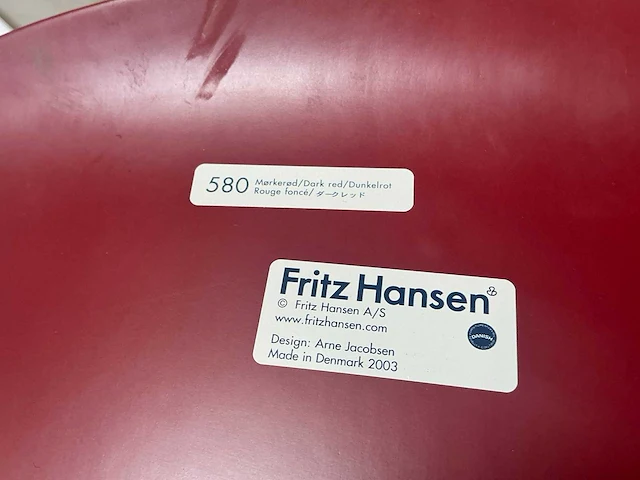 Fritz hansen mir kantinestoel (2x) - afbeelding 5 van  5