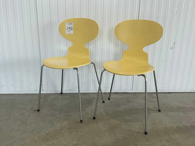 Fritz hansen mir kantinestoel (2x) - afbeelding 1 van  5