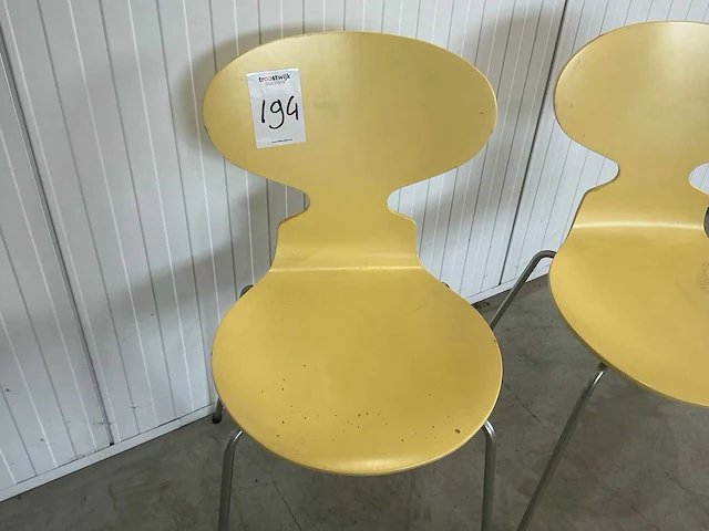 Fritz hansen mir kantinestoel (2x) - afbeelding 3 van  5