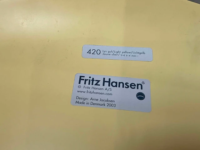 Fritz hansen mir kantinestoel (2x) - afbeelding 5 van  5