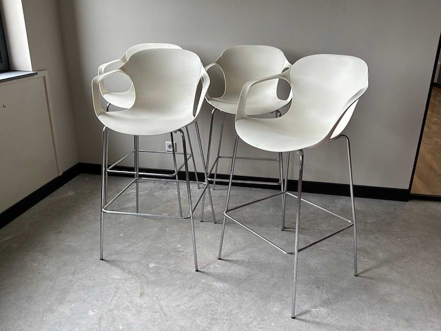 Fritz hansen nap barkruk (4x) - afbeelding 1 van  7
