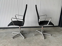 Fritz hansen oxfort vergaderstoel (2x) - afbeelding 2 van  6