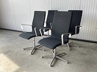 Fritz hansen oxfort vergaderstoel (4x) - afbeelding 1 van  7