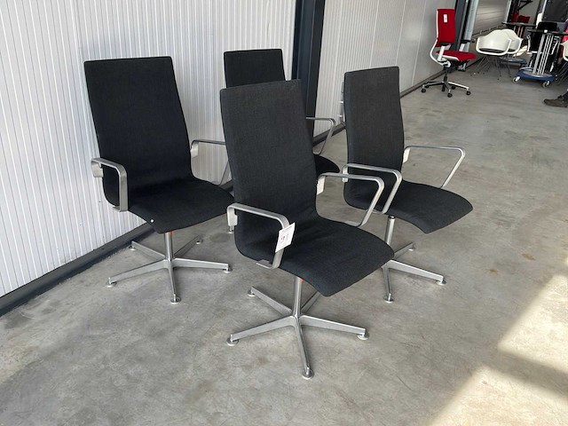 Fritz hansen oxfort vergaderstoel (4x) - afbeelding 2 van  7