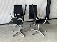 Fritz hansen oxfort vergaderstoel (4x) - afbeelding 3 van  7
