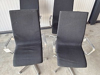 Fritz hansen oxfort vergaderstoel (4x) - afbeelding 4 van  7