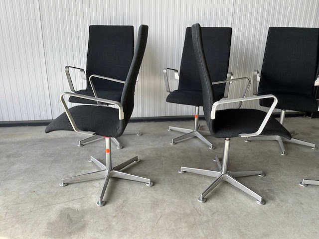 Fritz hansen oxfort vergaderstoel (6x) - afbeelding 3 van  9