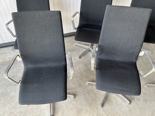 Fritz hansen oxfort vergaderstoel (6x) - afbeelding 4 van  9