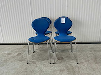 Fritz hansen phoenix eetkamerstoel (4x) - afbeelding 4 van  4