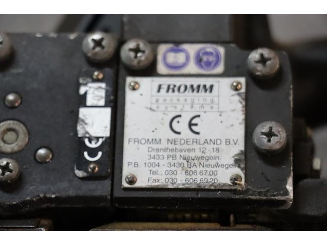 Fromm omsnoeringsapparaat p325 incl. transportwagen - afbeelding 9 van  14