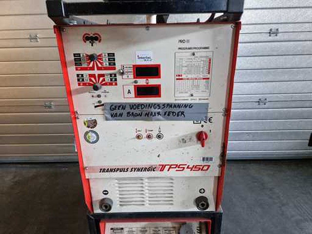 Fronius - - tps450 - mig lasapparaat - afbeelding 4 van  8