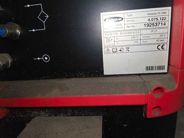 Fronius - robacta tc 1000 - diverse lasmachines - afbeelding 5 van  5