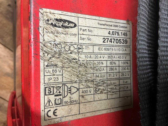 Fronius 3500 comfort tig-lasmachine - afbeelding 4 van  5