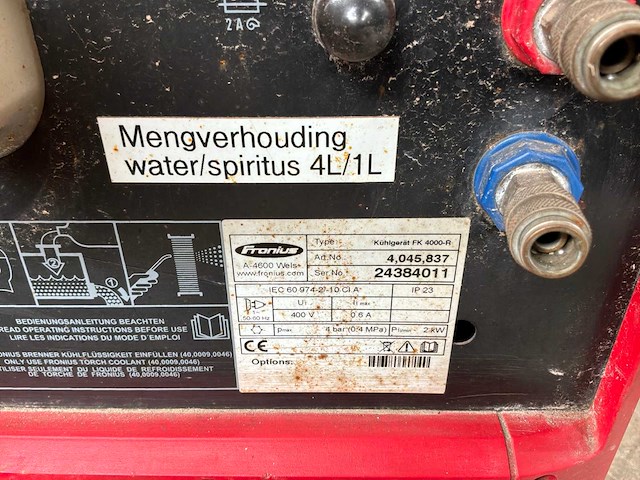 Fronius 4000 g/f tig-lasmachine - afbeelding 6 van  6