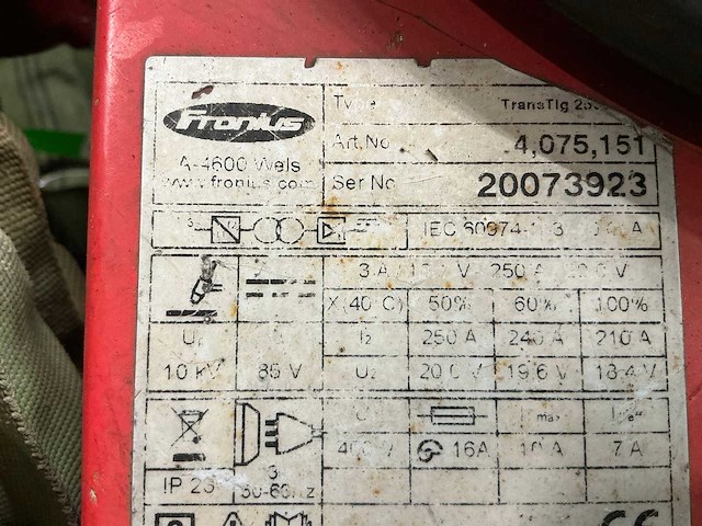 Fronius 4230p tig-lasmachine - afbeelding 9 van  9