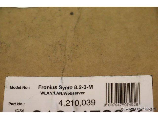 Fronius inverter/omvormer model symo 8.2-3-m | wlan/lan/webserver | nieuw in doos - afbeelding 4 van  4
