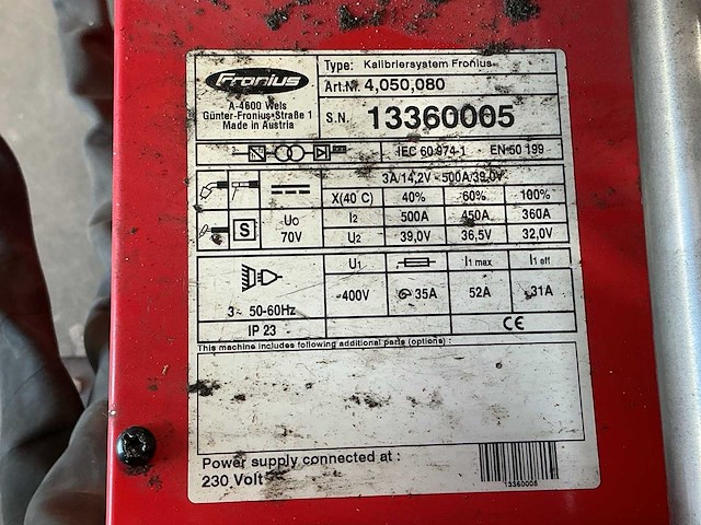 Fronius kalibratiesysteem lasapparaat - afbeelding 2 van  7