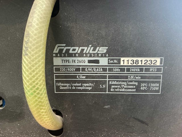 Fronius magic wave 2600 lasapparaat - afbeelding 9 van  9