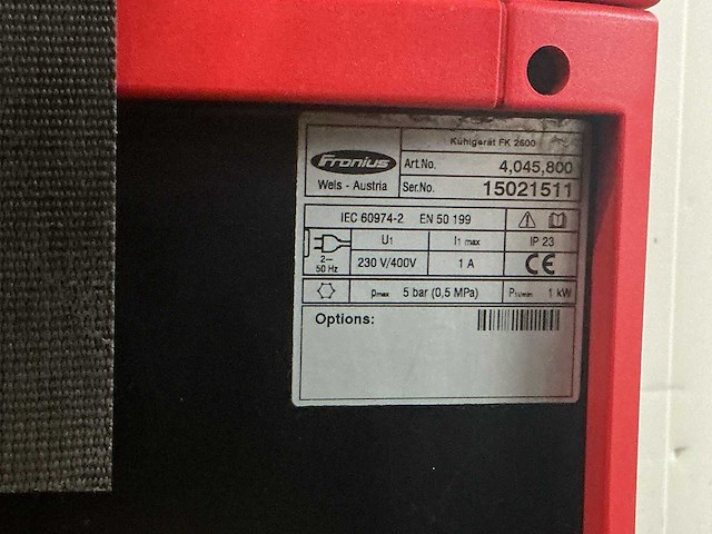 Fronius magic wave 3000 lasapparaat - afbeelding 8 van  9