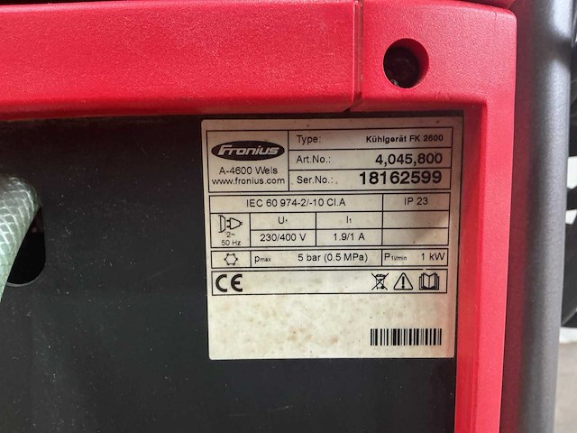 Fronius magicwave3000 lasapparaat - afbeelding 8 van  8