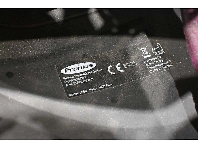 Fronius p550 / fazor 1000 plus lashelm - afbeelding 3 van  3