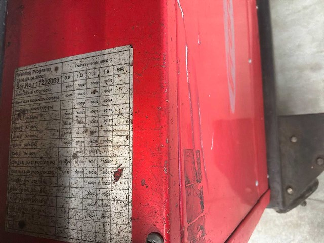 Fronius trans synergic 4000 mig lasapparaat - afbeelding 7 van  7