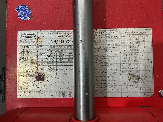 Fronius transplus synergic 2700 lasapparaat - afbeelding 9 van  10