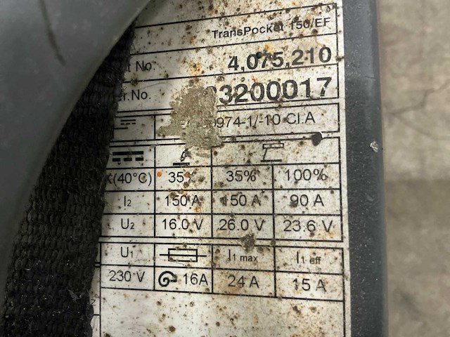 Fronius transpocket 150 elektrode lasapparaat - afbeelding 8 van  8