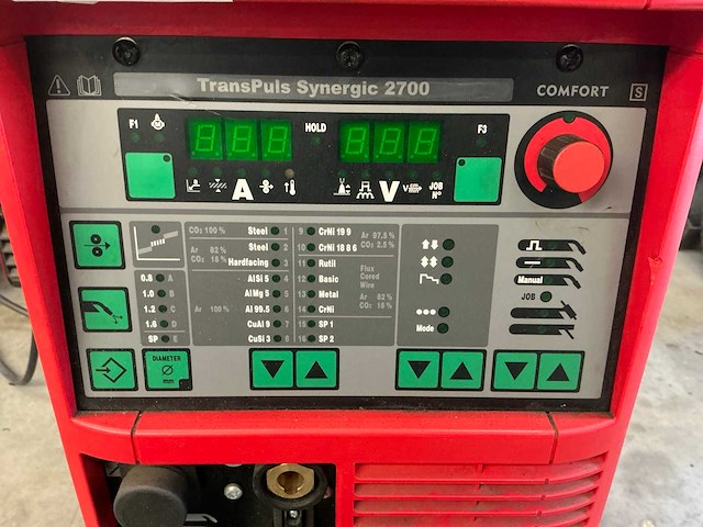 Fronius transpuls synergic 2700 4r/e mig lasapparaat - afbeelding 6 van  10