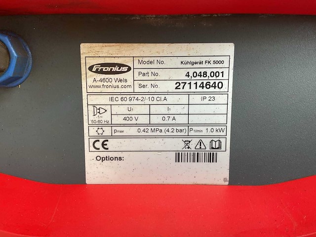 Fronius transsteel 5000 lasapparaat (only for parts) - afbeelding 3 van  10