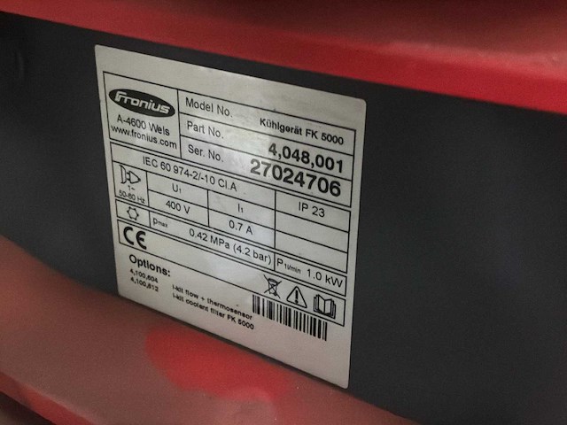 Fronius transsteel 5000 nc mig lasapparaat - afbeelding 2 van  13