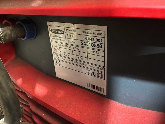Fronius transsteel 5000 nc mig lasapparaat - afbeelding 6 van  14